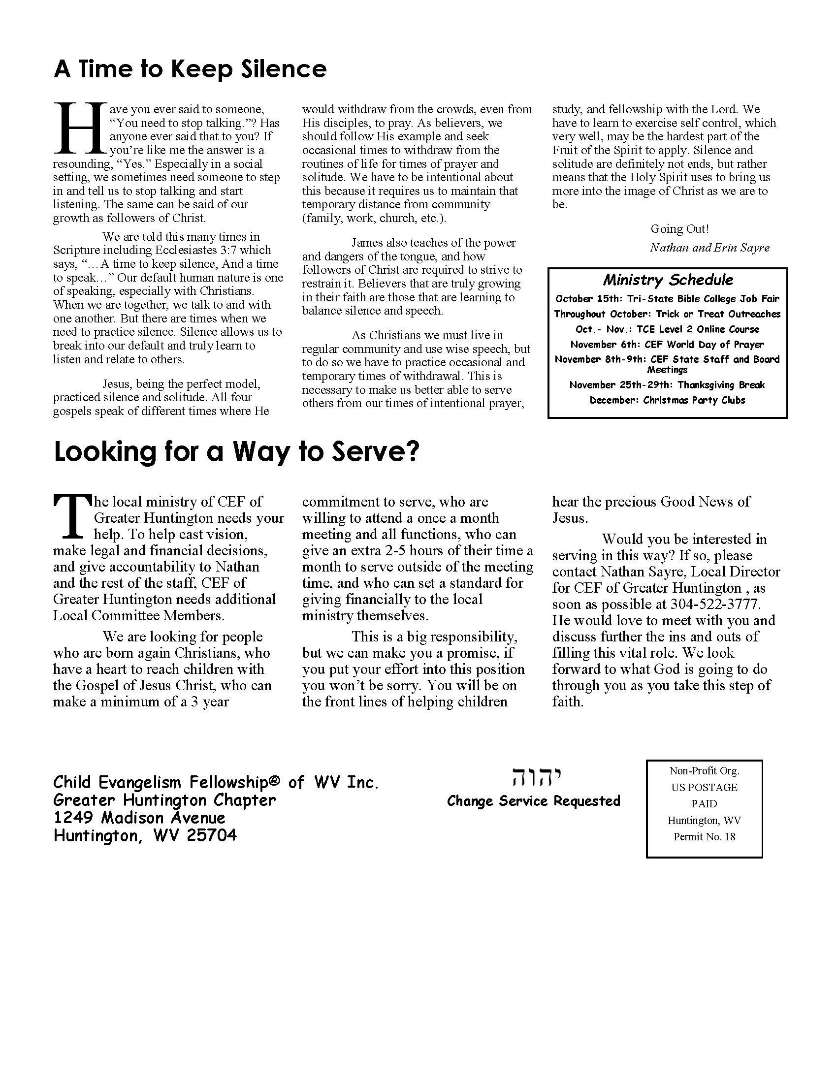 Fall 2024 Newsletter Page 2